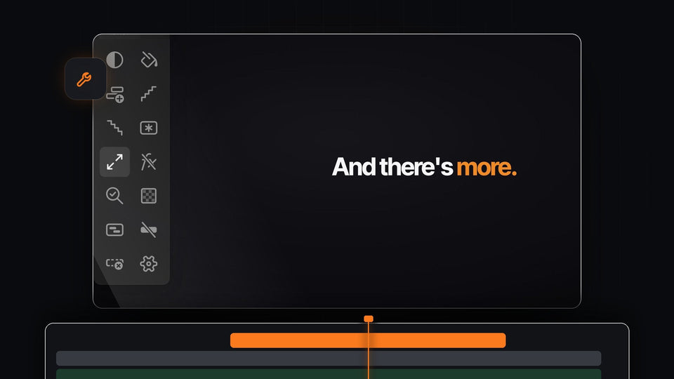 Close-up of the Mako panel in Premiere Pro with all 13 one-click buttons, from Adjustment Layer to Delete Empty Tracks