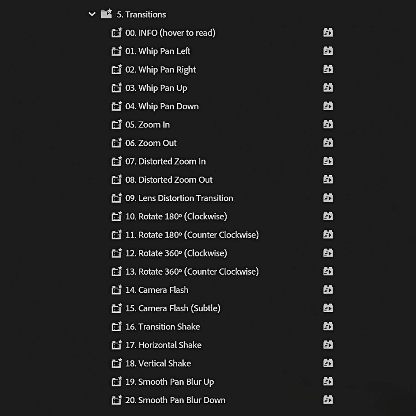 Ultimate Premiere Pro Presets Pack