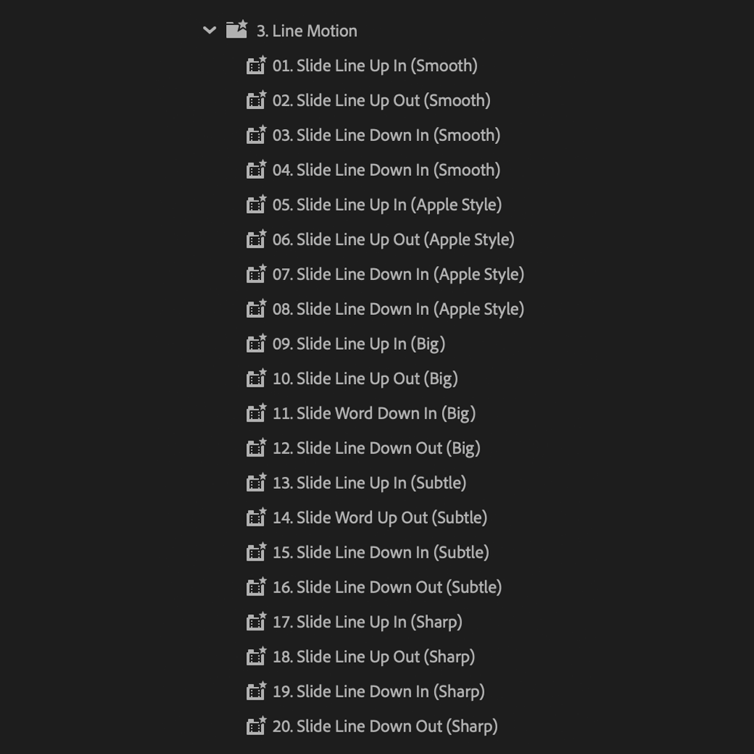 Ultimate Text Preset Pack