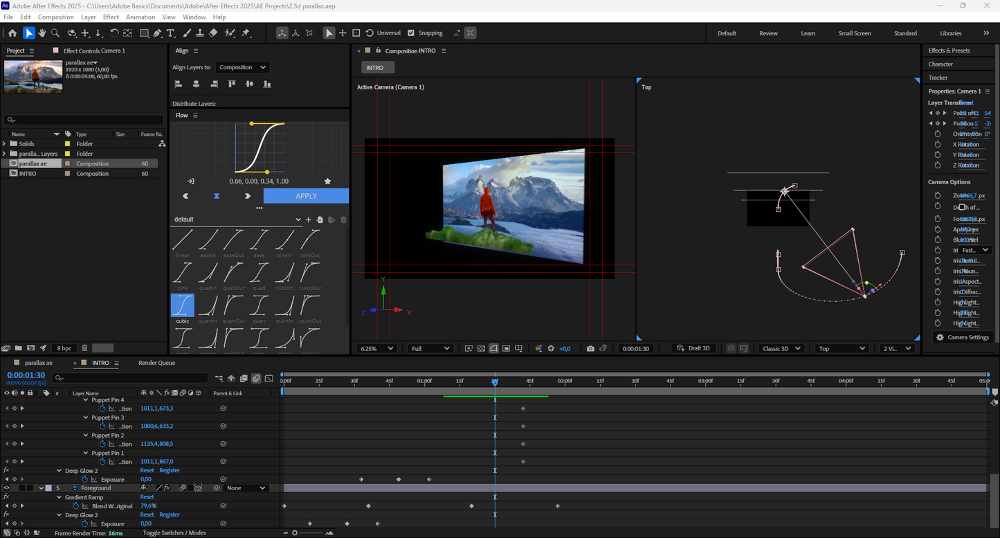 Parallax Image Animation Intro