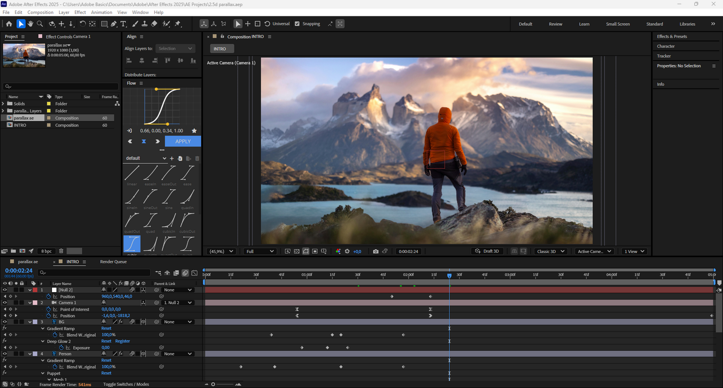 Parallax Image Animation Intro
