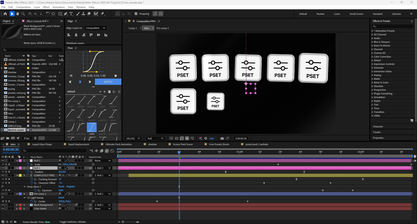 Free Presets 2 Animation