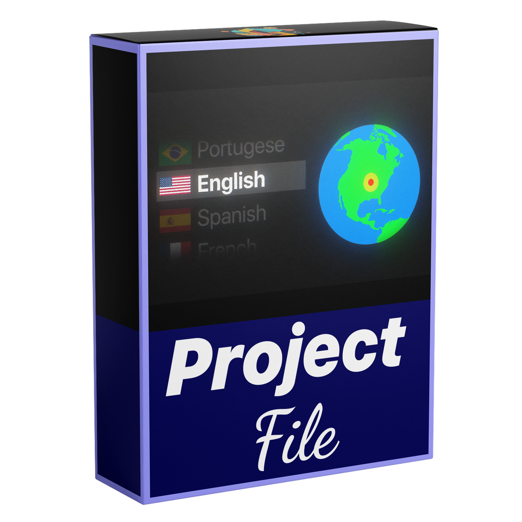 Advanced language selector globe
