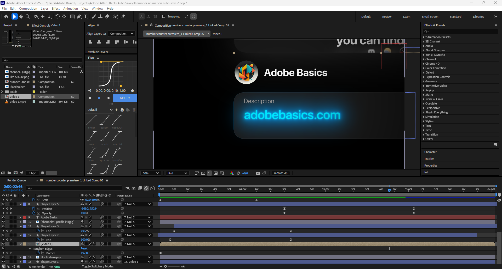 Zoom out screen YouTube Animation