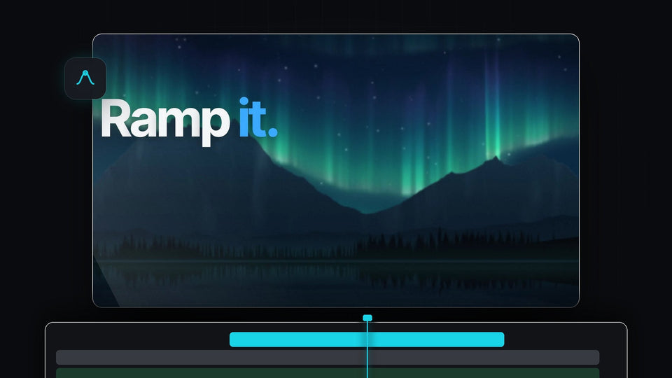 Northern lights over mountains from the EaseFlow launch film, an eased shot for Premiere Pro 2025