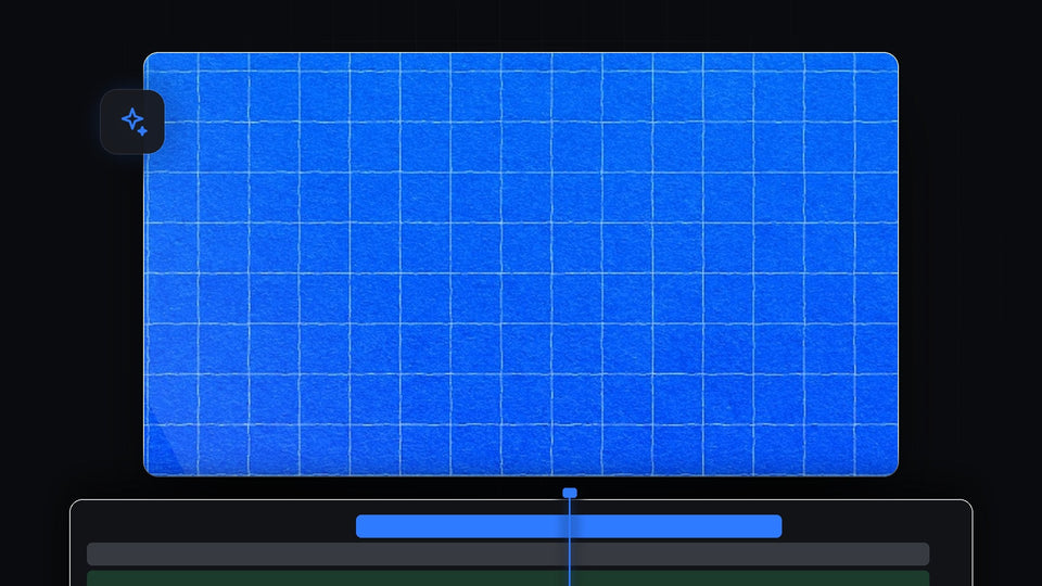 Blue blueprint grid background with paper texture shown in Premiere Pro