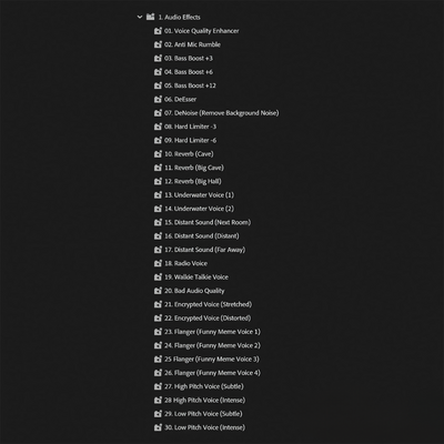 Ultimate Premiere Pro Preset Pack