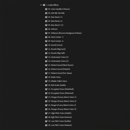 Ultimate Premiere Pro Presets Pack