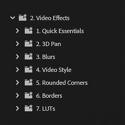 Ultimate Premiere Pro Presets Pack