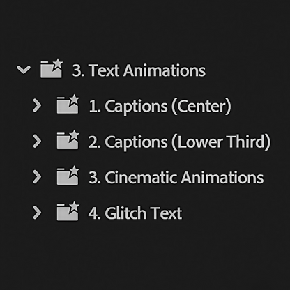Ultimate Premiere Pro Presets Pack