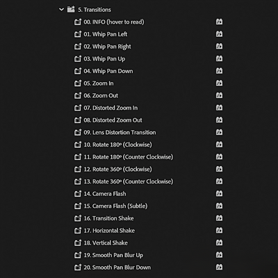 Ultimate Premiere Pro Preset Pack