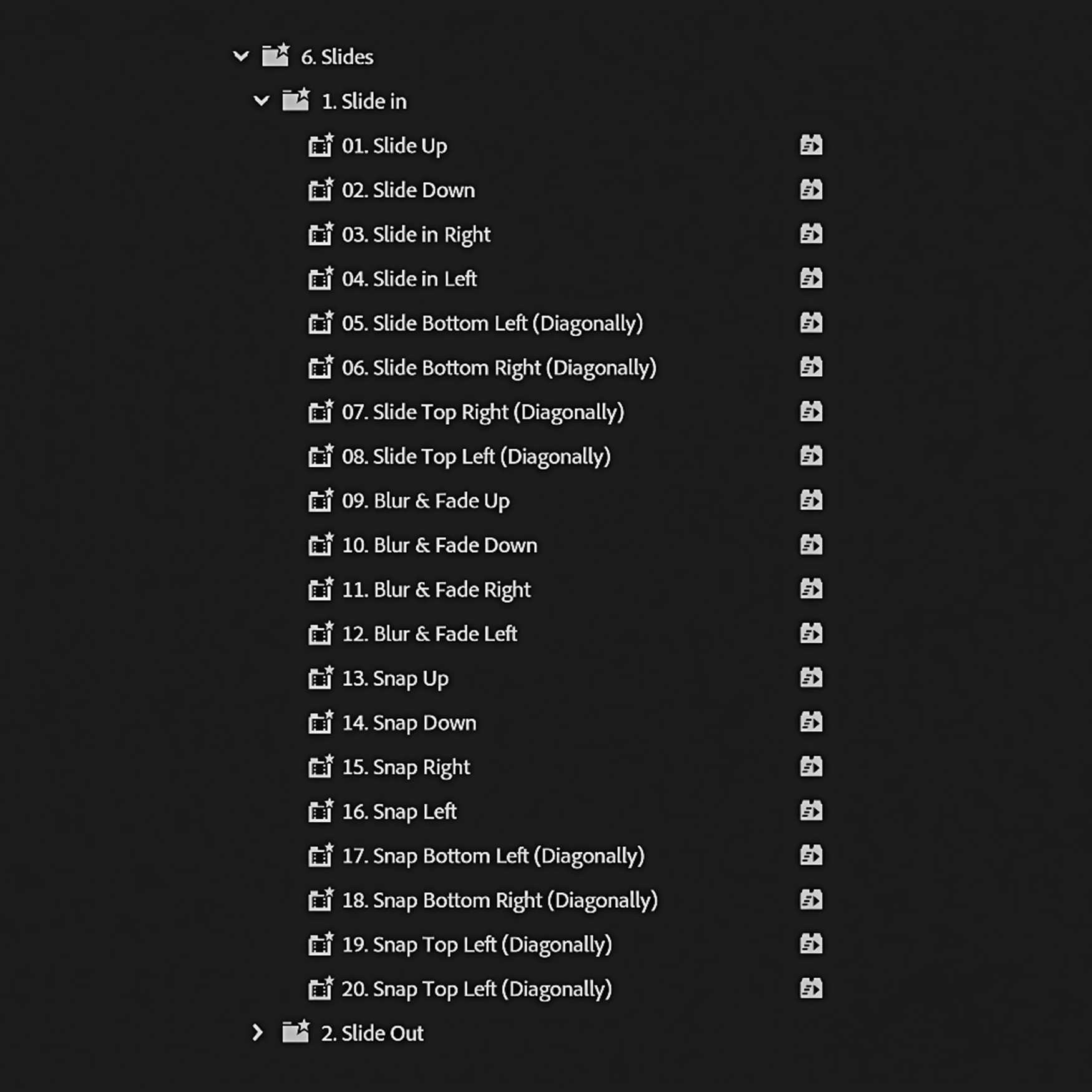 Ultimate Premiere Pro Presets Pack