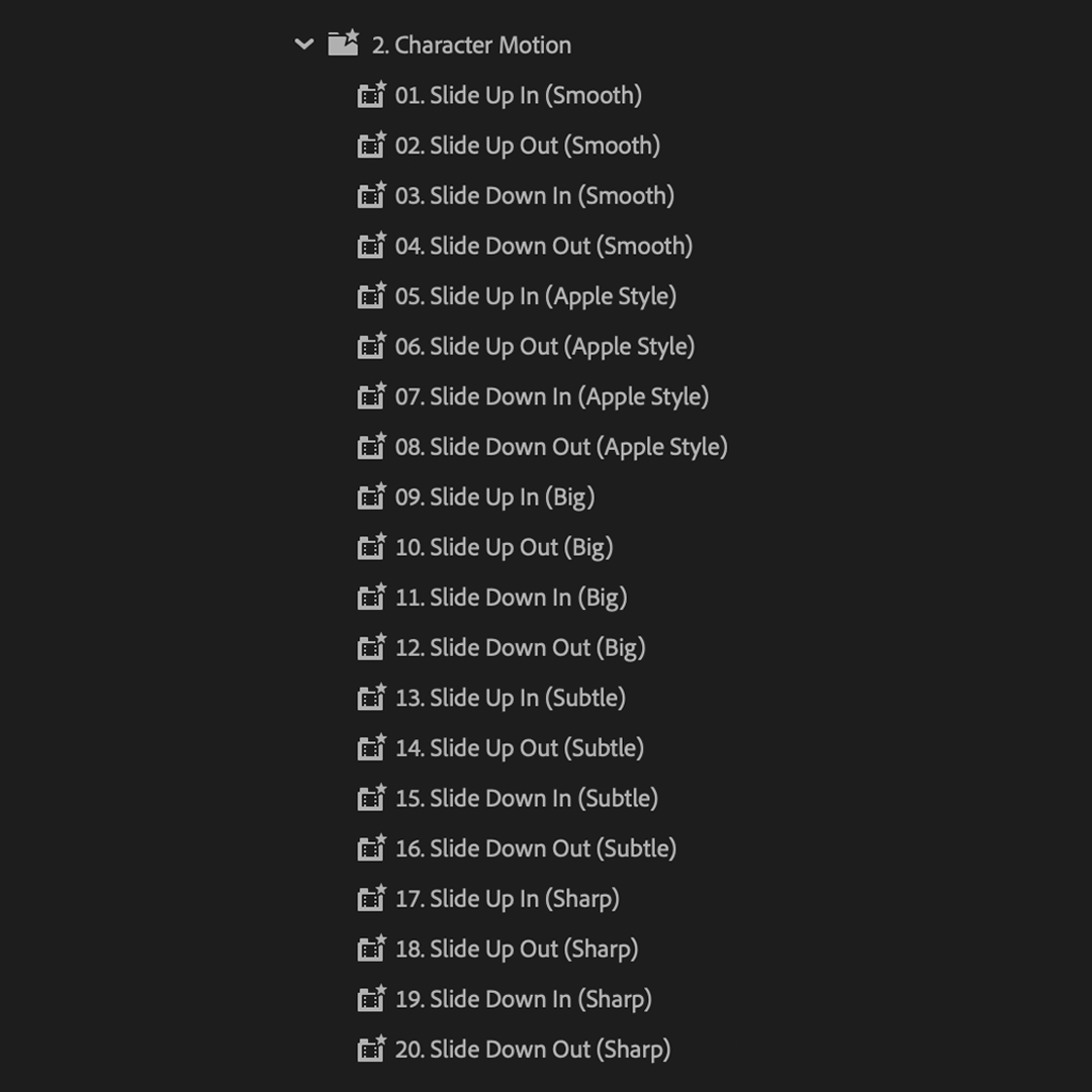 Ultimate Text Preset Pack