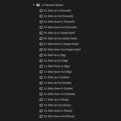 Ultimate Text Preset Pack