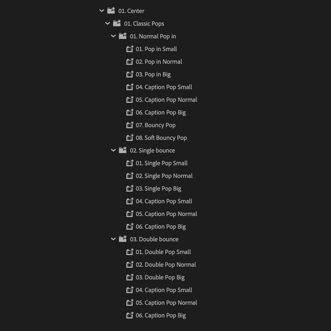 Ultimate Text Preset Pack