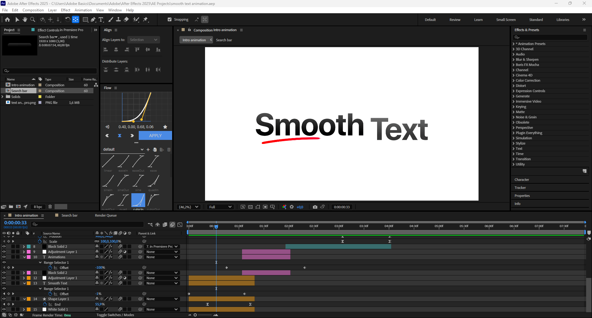 Smooth Text Animation