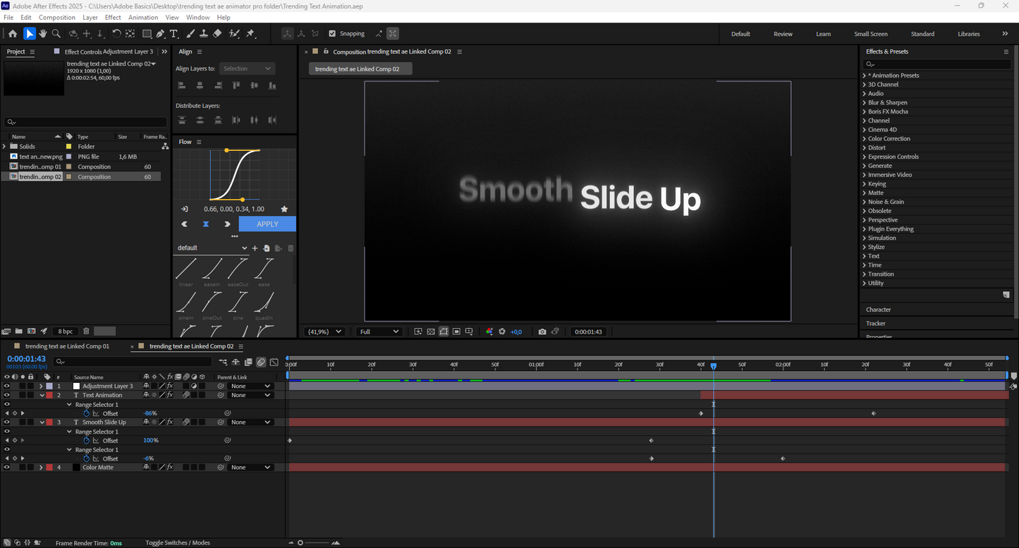 Trending Text Animation