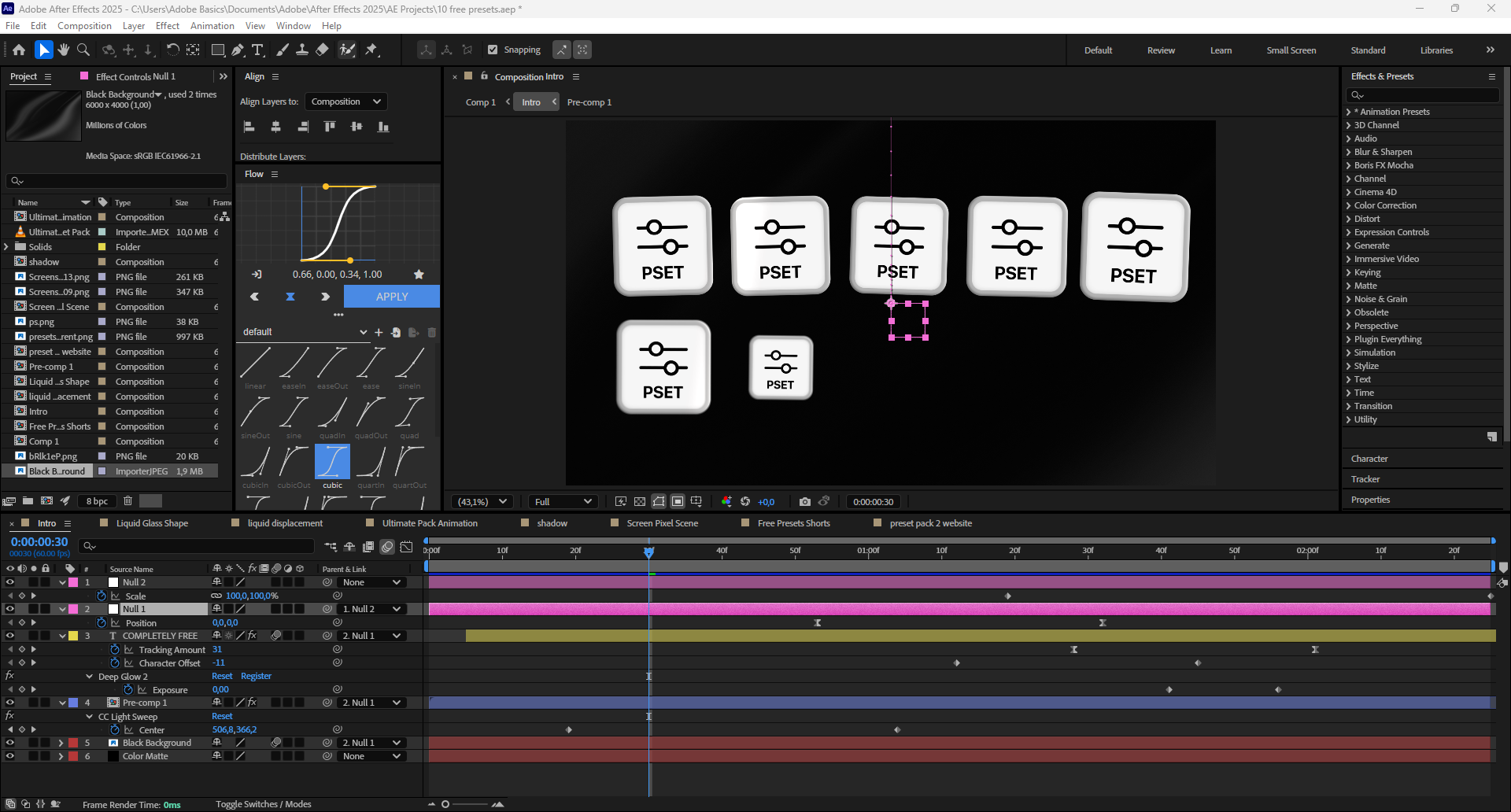 Free Presets 2 Animation