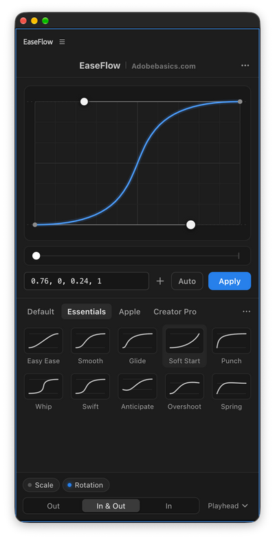 EaseFlow – Smooth Easing for Premiere Pro