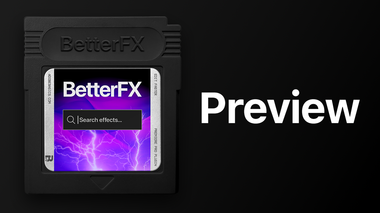 Load video: How BetterFX saves time.