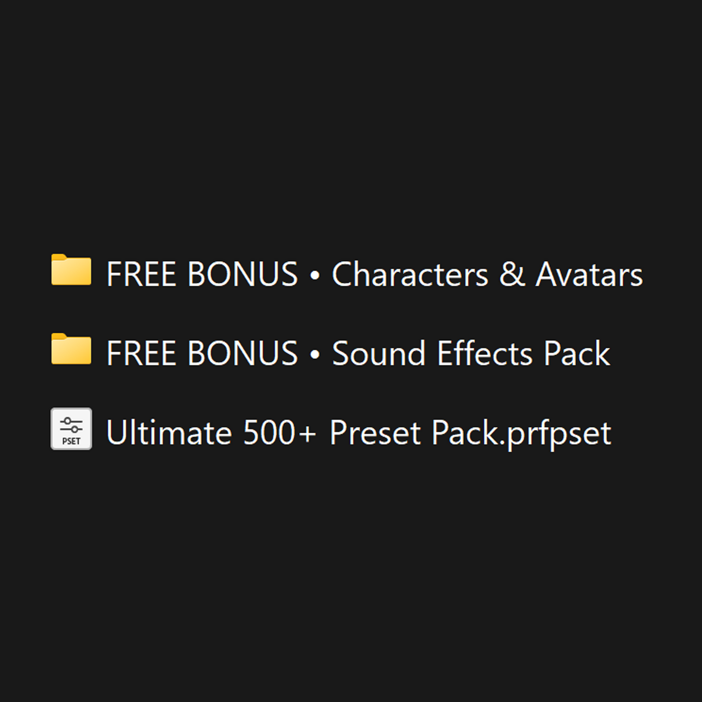 Ultimate Premiere Pro Presets Pack