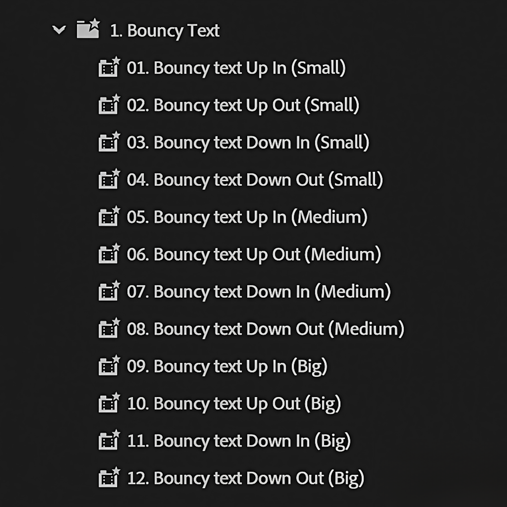 Ultimate Text Preset Pack