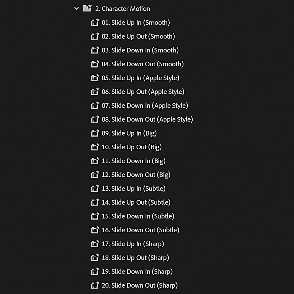 Ultimate Text Preset Pack