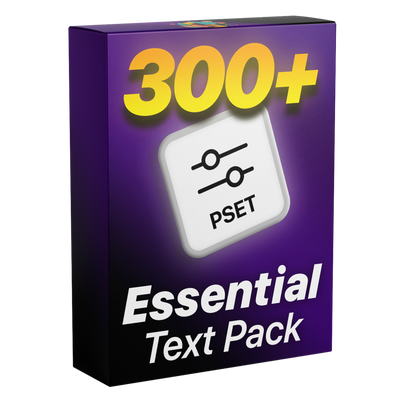 Essential Text Preset Pack