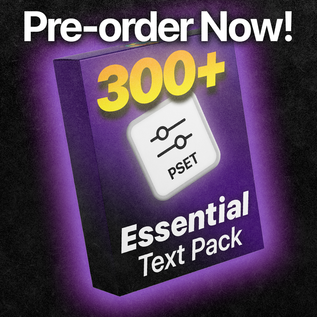 Essential Text Preset Pack