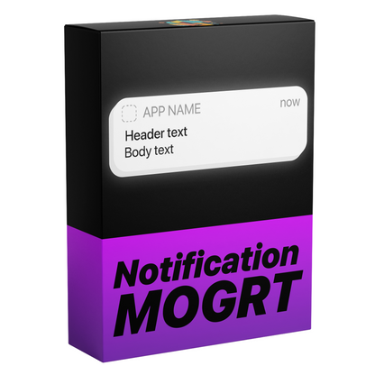 Notification Animation Template