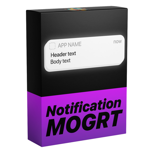 Notification Animation Template