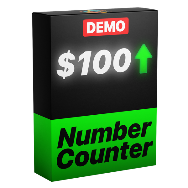 Number Counting Animation Template – Adobe Basics