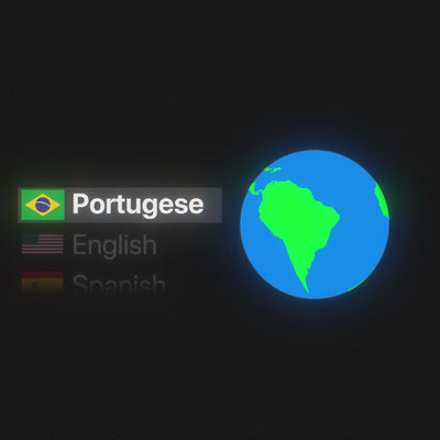 Advanced language selector globe