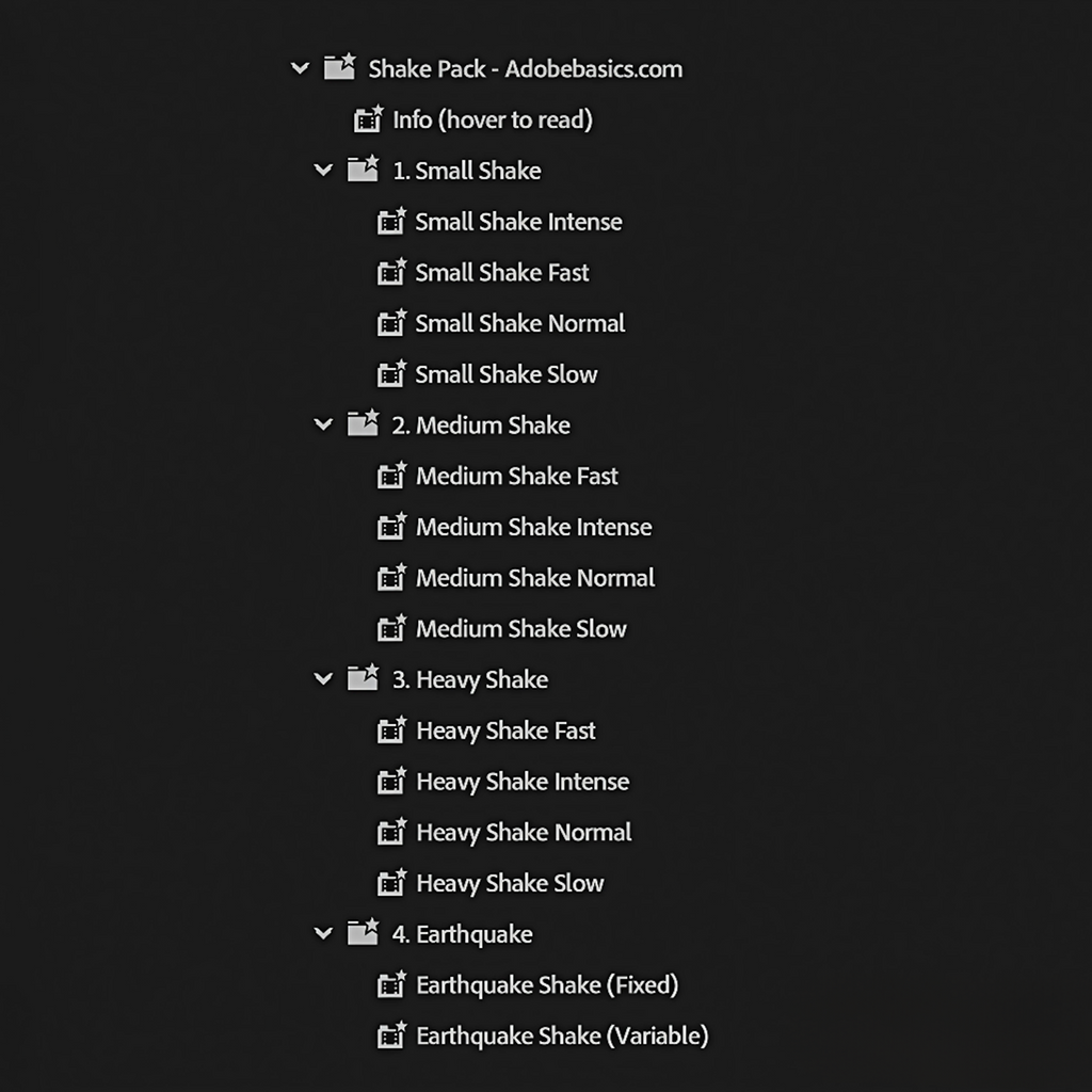 Premiere Pro Schermschudpakket