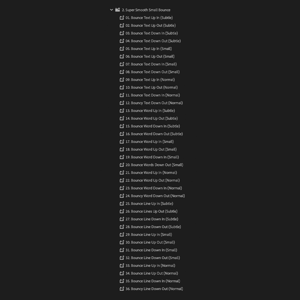 Ultimate Text Preset Pack