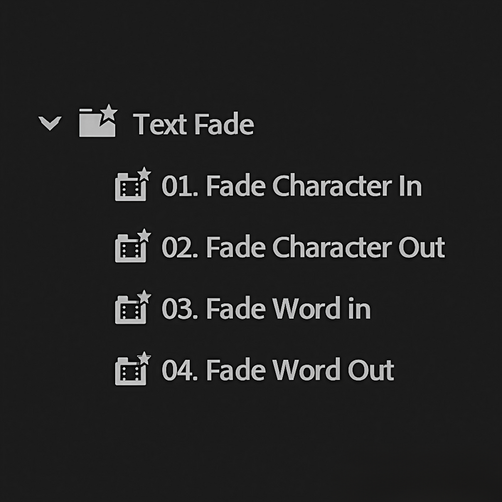 Ultimate Text Preset Pack