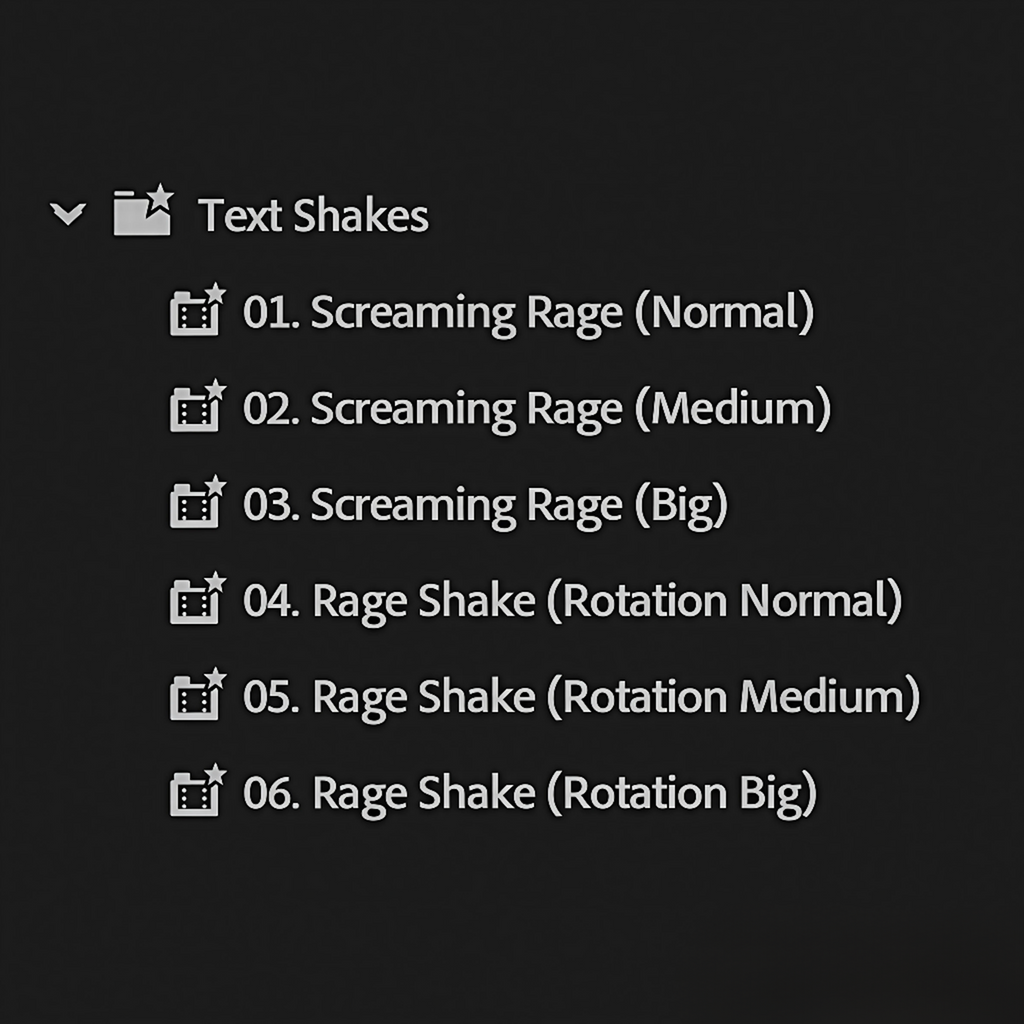 Ultimate Text Preset Pack