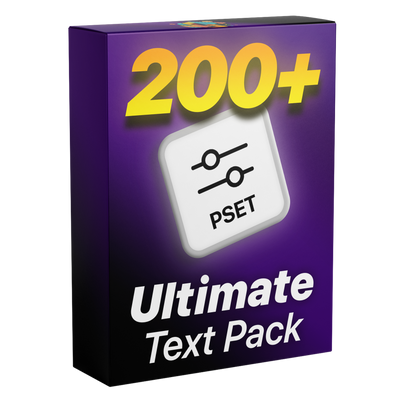 Ultimate Text Preset Pack