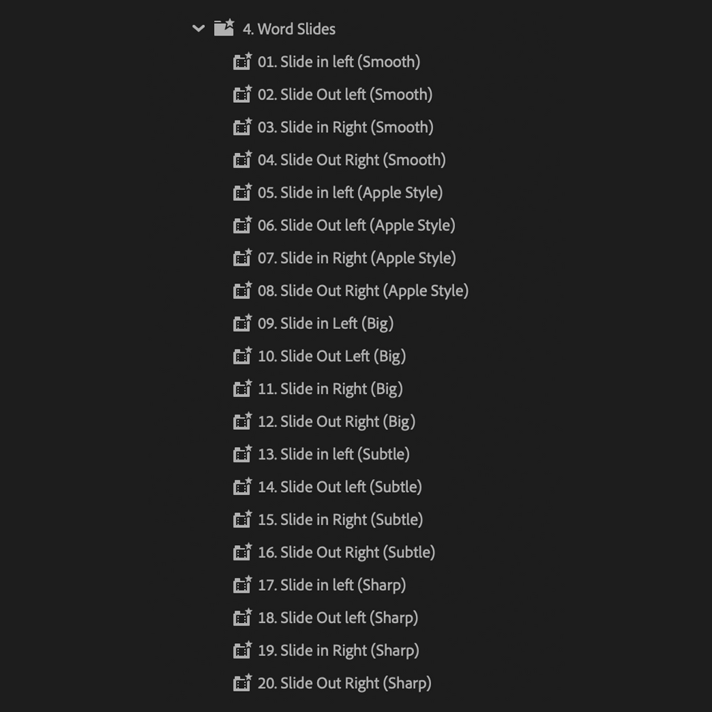 Ultimate Text Preset Pack