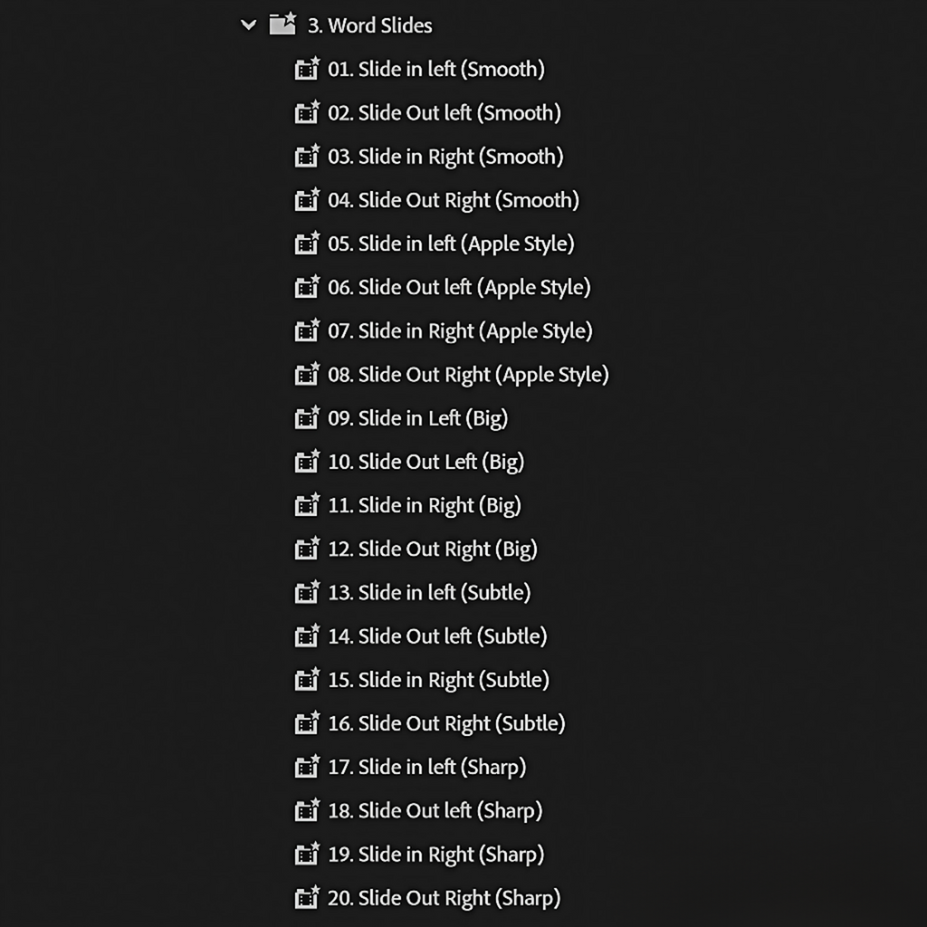 Ultimate Text Preset Pack